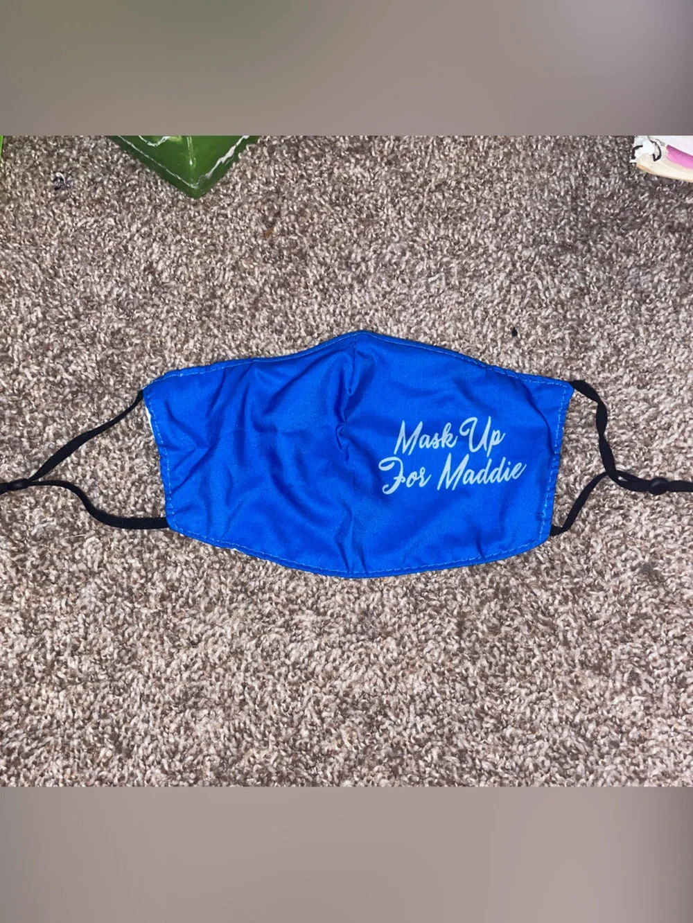 Mask Up For Maddie Blue Face Mask - Women's Protective Accessory